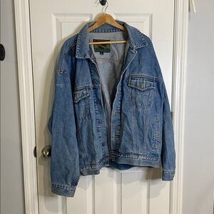 Vintage/Retro - Structure Denim Long Sleeve Jacket Mens Size XL